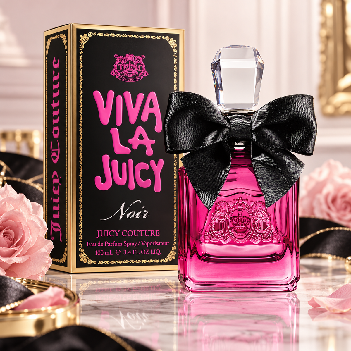 Juicy Couture Viva La Juicy Noir Eau de Parfum for Women 3.4 Ounce