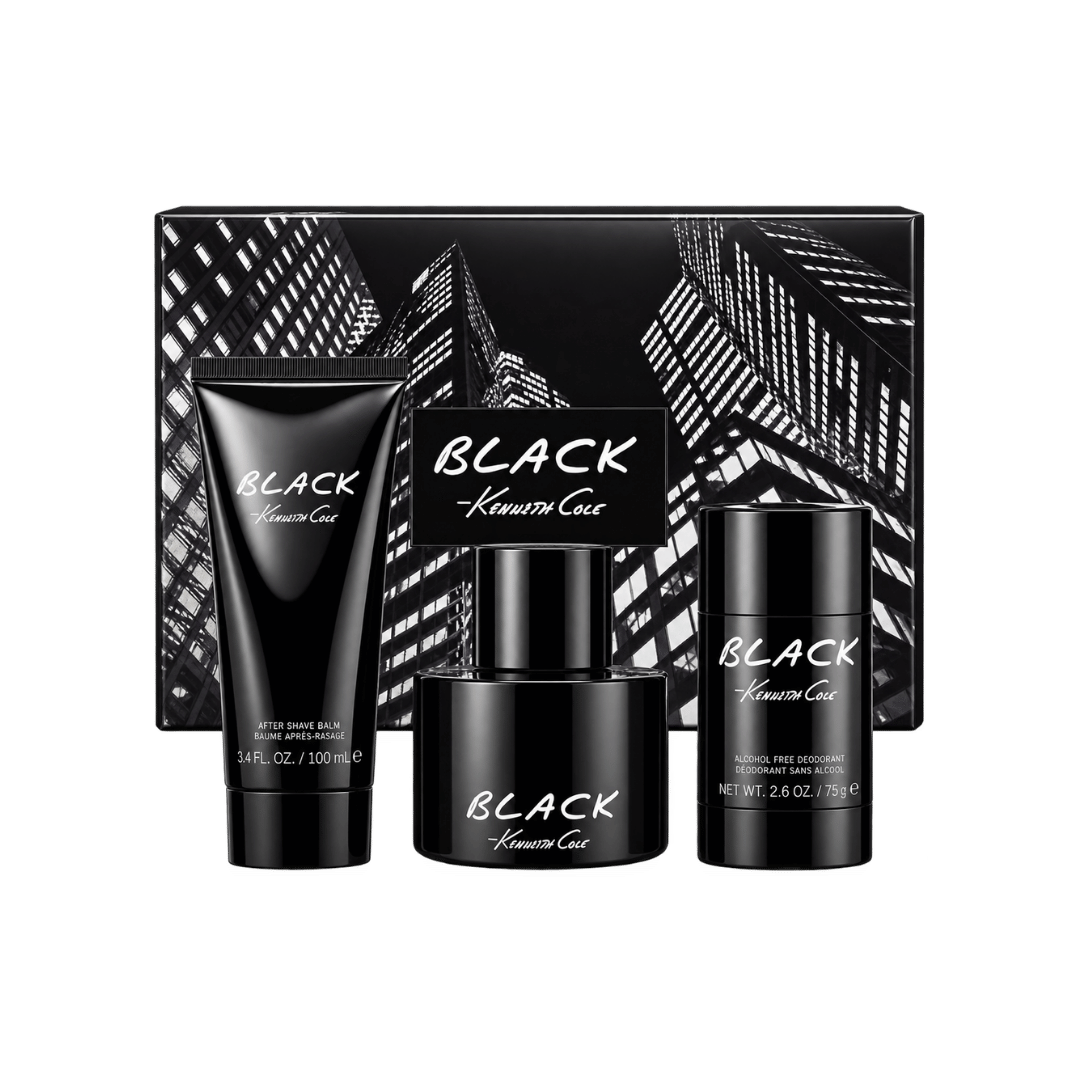 Kenneth Cole Black 3-Piece Gift Set for Men