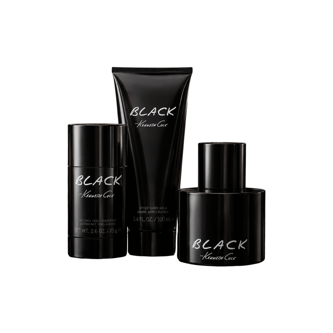Kenneth Cole Black 3-Piece Gift Set for Men