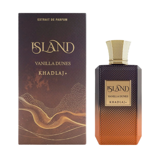 Khadlaj Island Vanilla Dunes Extrait De Parfum Spray for Unisex, 3.4 Ounce