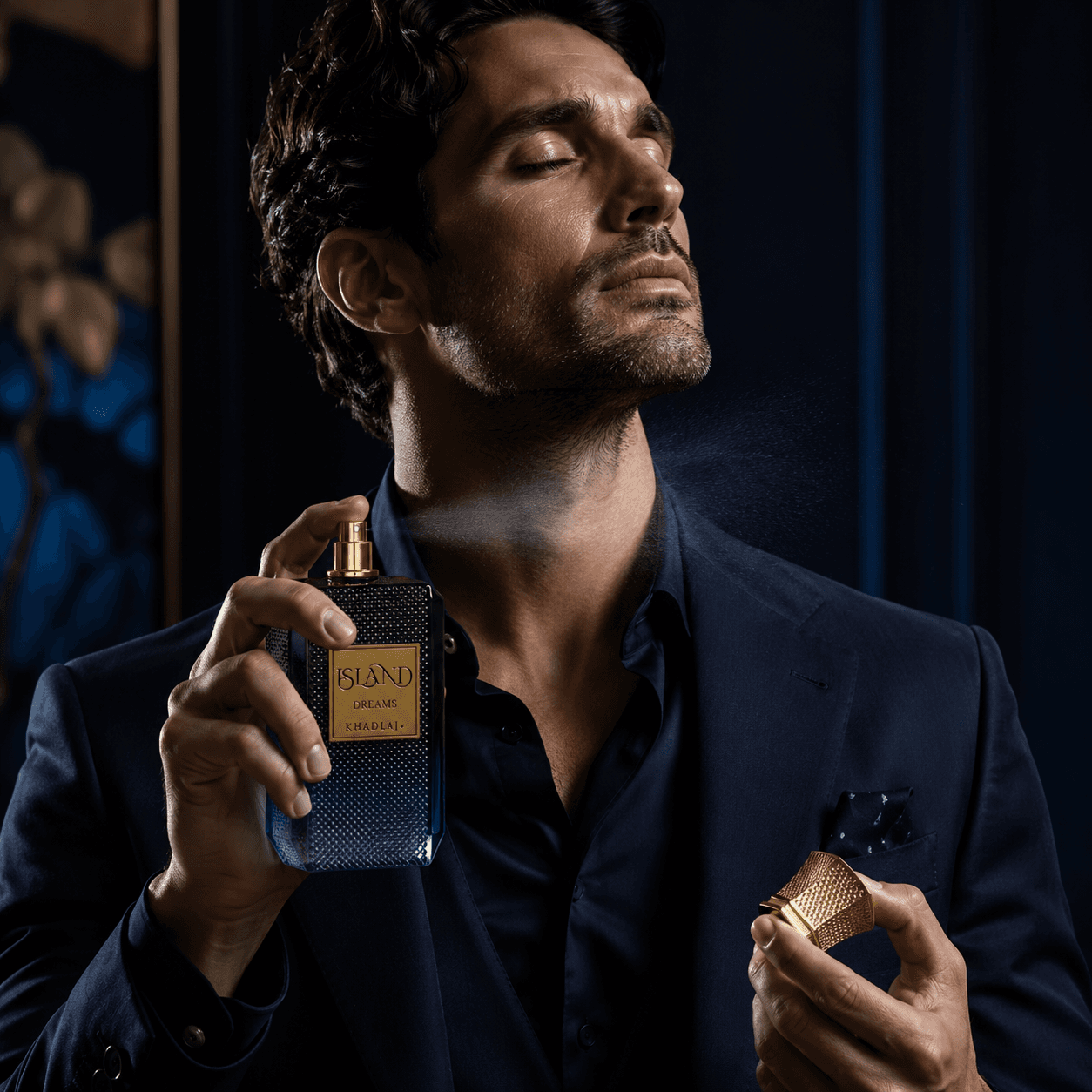 Khadlaj Island Dreams fragrance notes with bergamot, ginger, grapefruit, ambroxan and musk