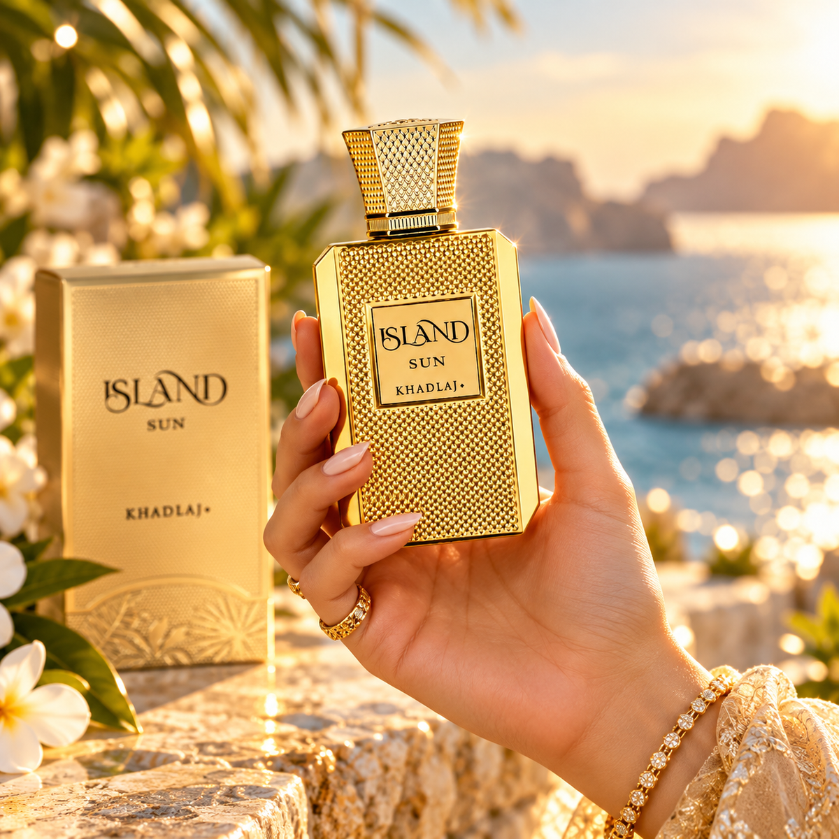 Khadlaj Island Sun Extrait de Parfum for Unisex 3.4 Ounce