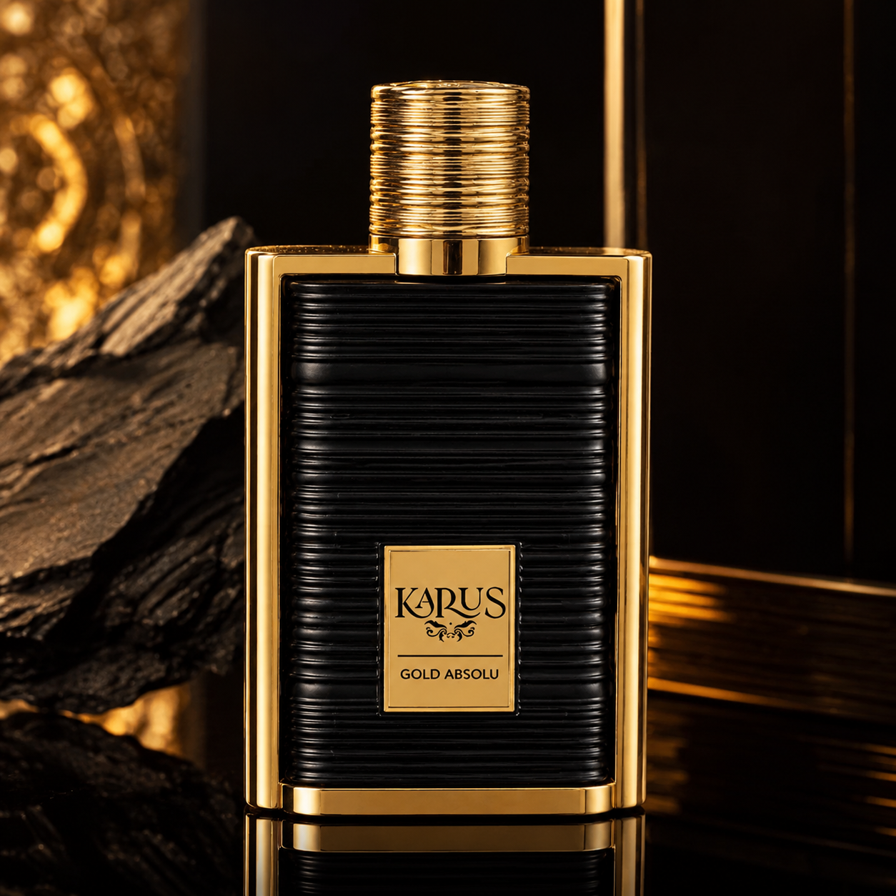 Khadlaj Karus Gold Absolu Eau de Parfum for Unisex, 3.4 Ounce