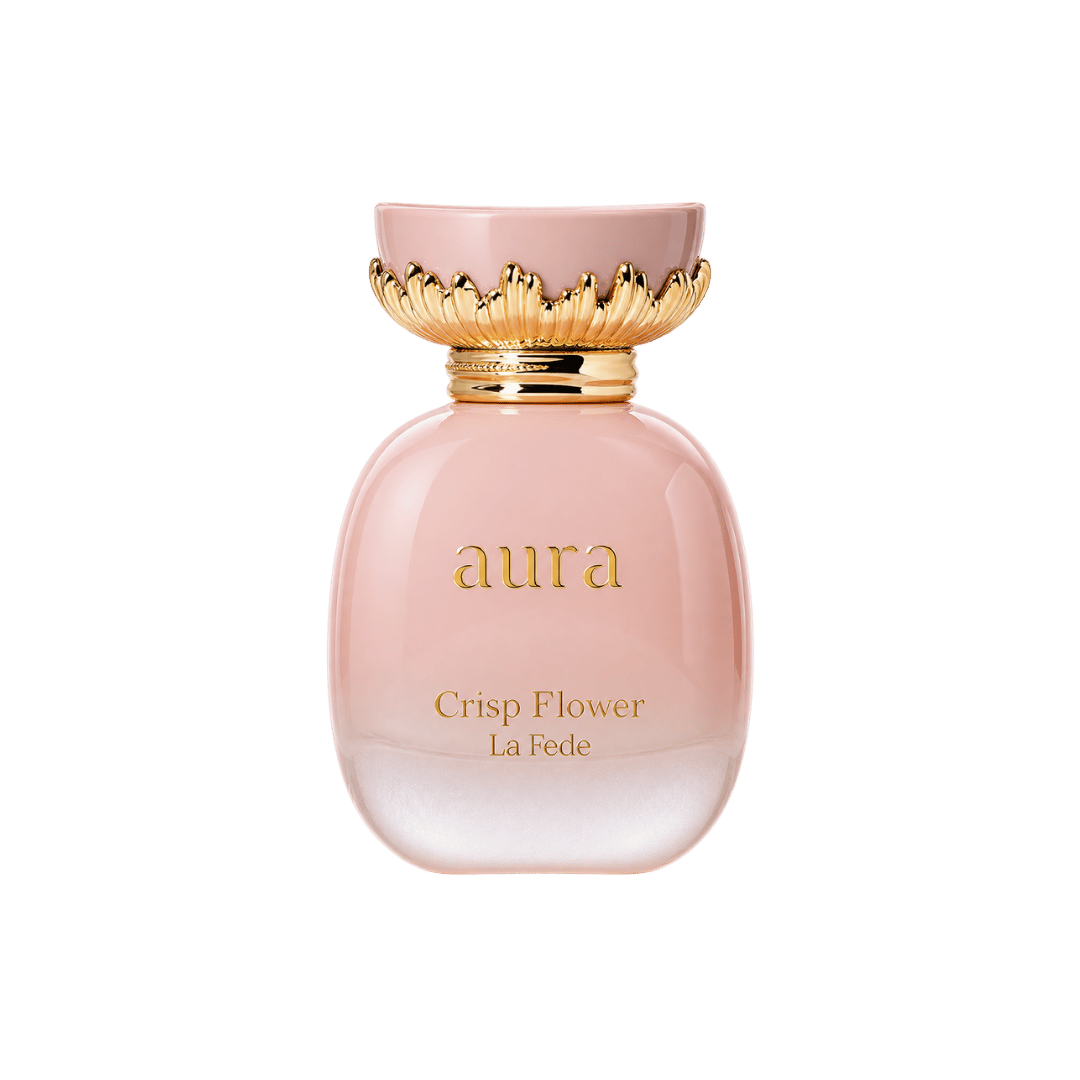 Khadlaj La Fede Aura Crisp Flower Eau de Parfum for Women, 3.4 Ounce