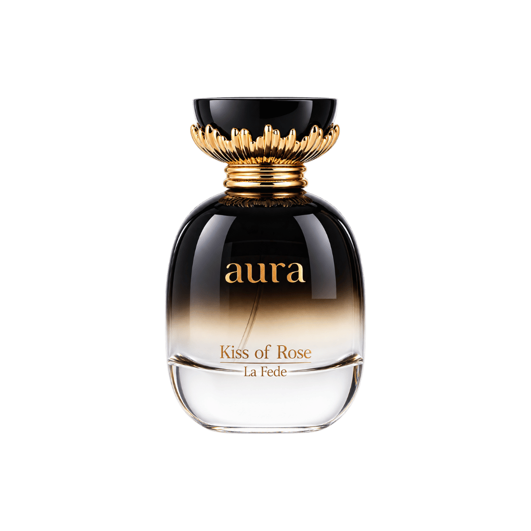 Khadlaj La Fede Aura Kiss of Rose Eau de Parfum for Women, 3.4 Ounce