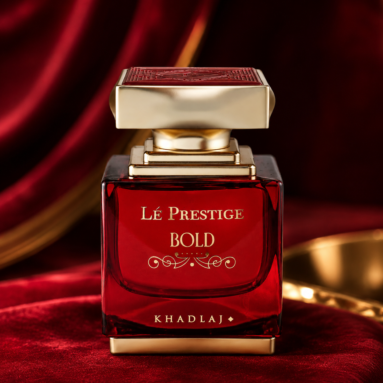 Khadlaj Le Prestige Bold Eau de Parfum for Unisex, 3.4 Ounce