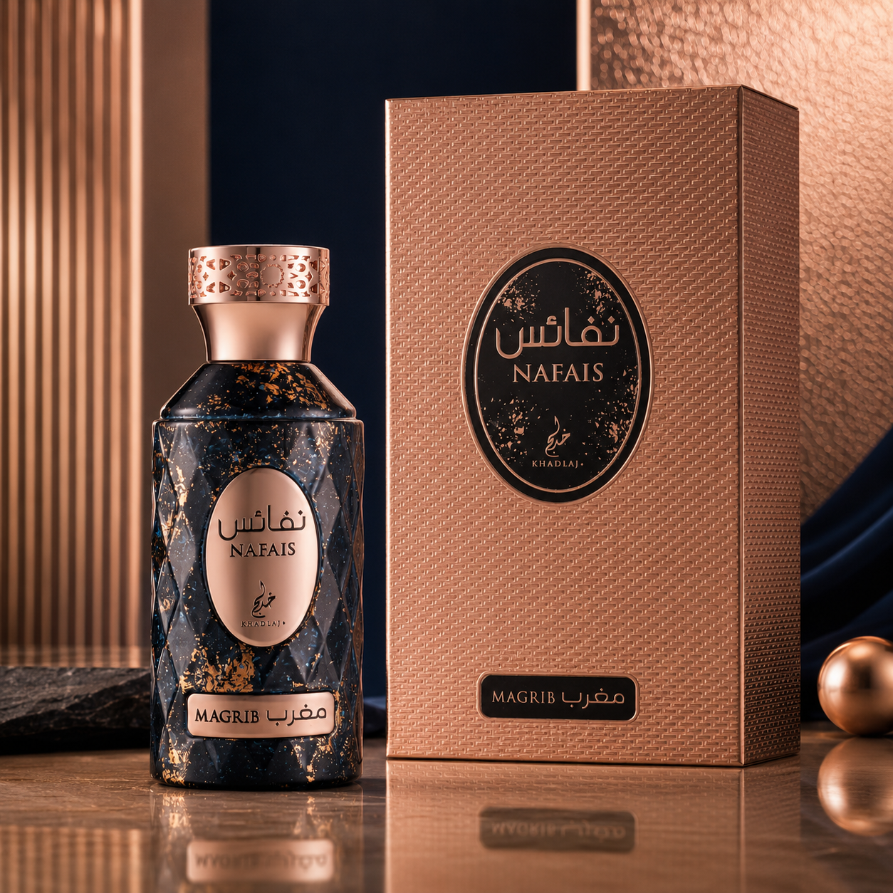 Khadlaj Nafais Magrib Eau de Parfum for Unisex 3.4 Ounce