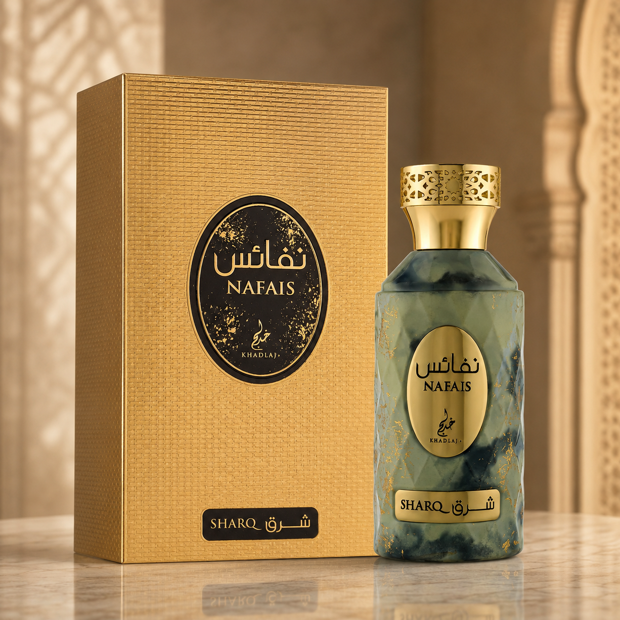 Khadlaj Nafais Sharq Eau de Parfum for Unisex 3.4 Ounce