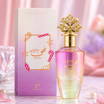 Khadlaj Nuha Bonbon Eau de Parfum Spray for Women 3.4 Ounce