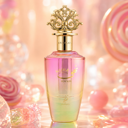 Khadlaj Nuha Bonbon Eau de Parfum Spray for Women 3.4 Ounce
