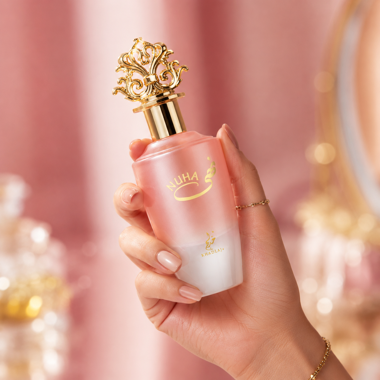 Khadlaj Nuha Eau de Perfume Spray for Women, 2.87 Ounce
