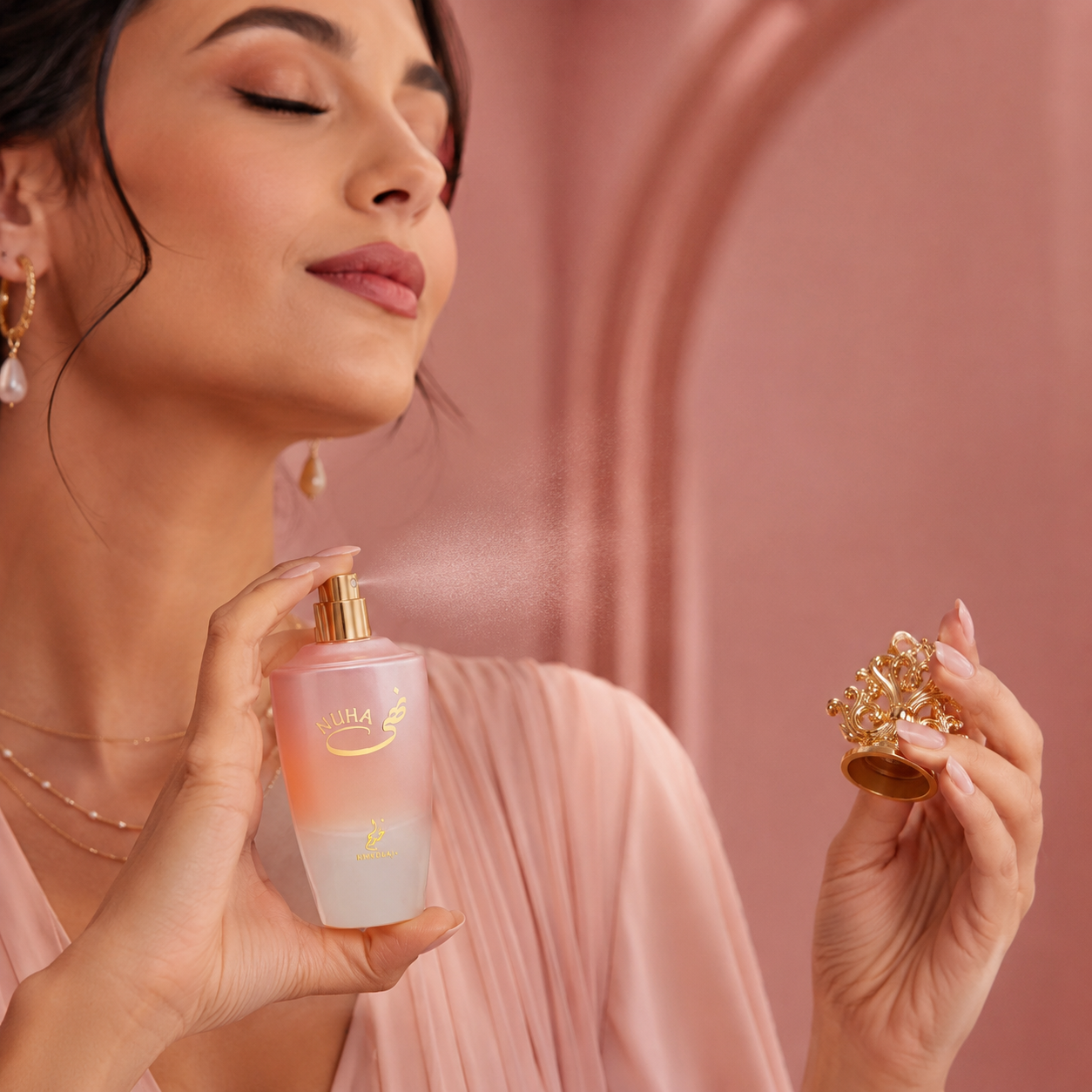 Khadlaj Nuha Eau de Perfume Spray for Women, 2.87 Ounce