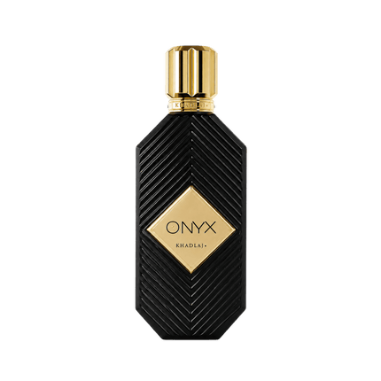 Khadlaj Onyx Gold Eau de Parfum Spray for Unisex, 3.4 Ounce