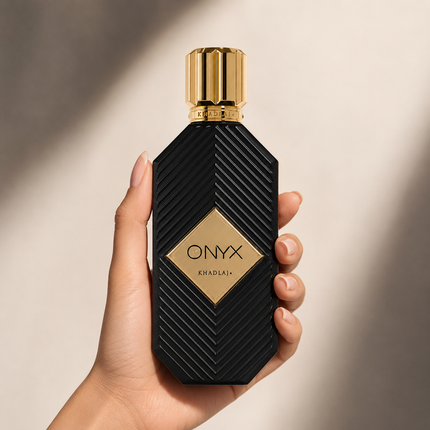 Khadlaj Onyx Gold Eau de Parfum Spray for Unisex, 3.4 Ounce