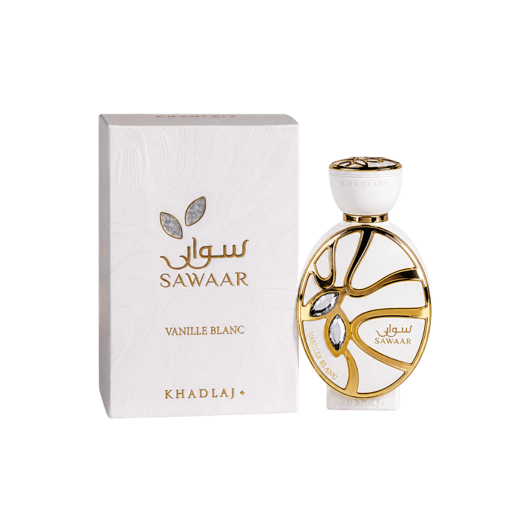 Khadlaj Sawaar Vanille Blanc Extrait de Parfum for Unisex 3.4 Ounce