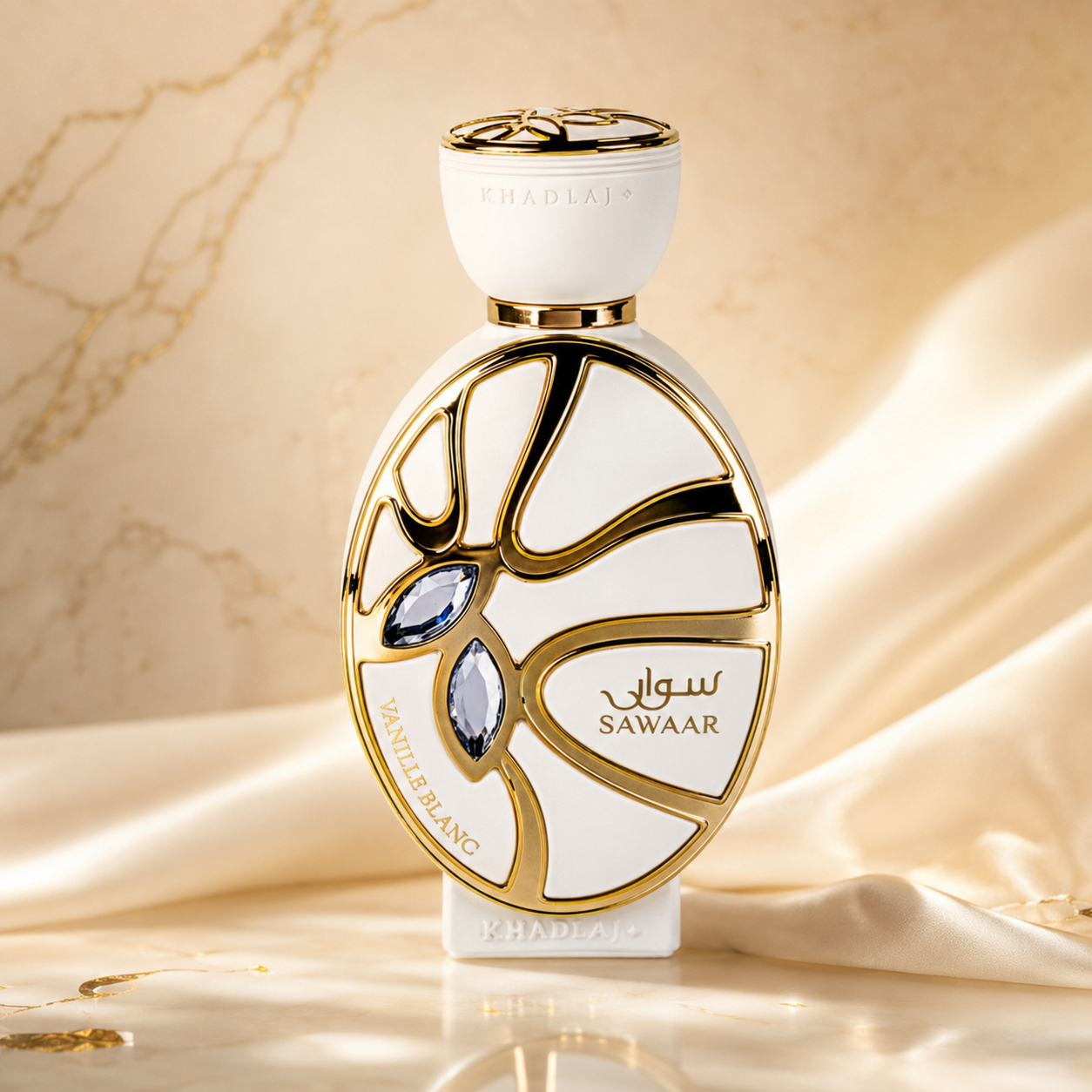 Khadlaj Sawaar Vanille Blanc Extrait de Parfum for Unisex 3.4 Ounce