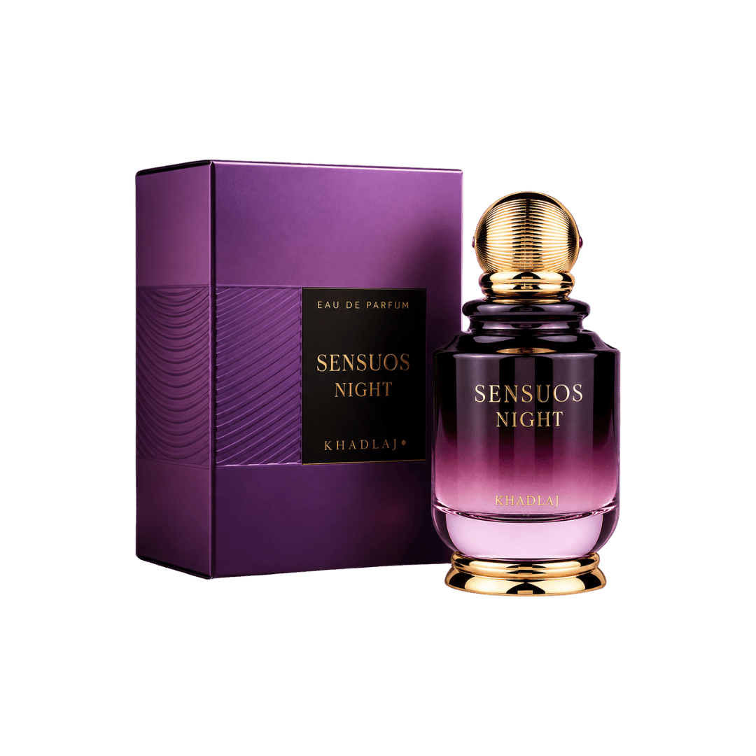 Khadlaj Sensuos Night Eau de Parfum for Unisex, 3.4 Ounce