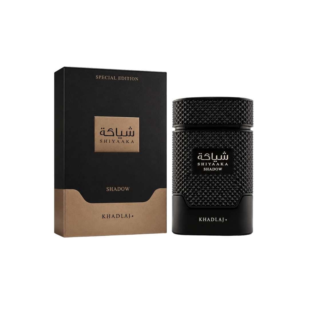 Khadlaj Shiyaaka Shadow Eau de Parfum Spray for Unisex, 3.4 Ounce
