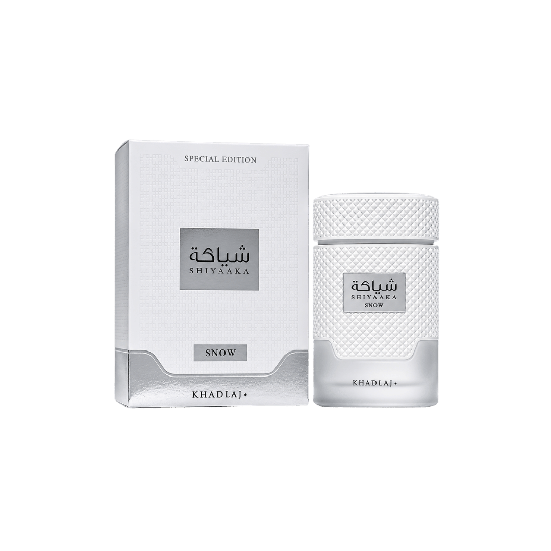 Khadlaj Shiyaaka Snow Eau De Parfum Spray for Men, 3.4 Ounce