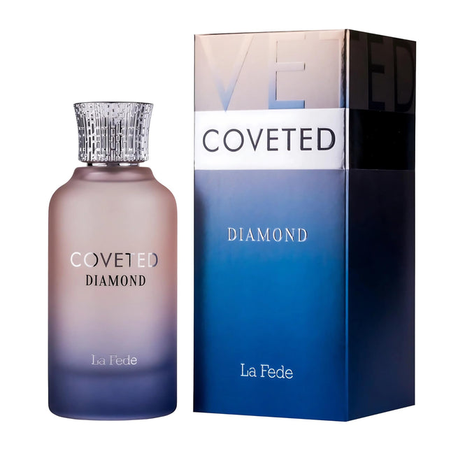 Khadlaj La Fede Coveted Diamond Eau de Parfum Spray for Unisex, 3.4 Ounce