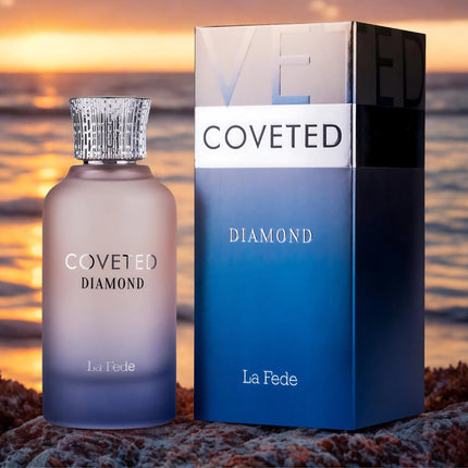 Khadlaj La Fede Coveted Diamond Eau de Parfum Spray for Unisex, 3.4 Ounce