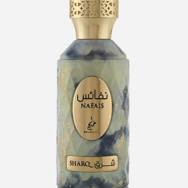 Khadlaj Nafais Sharq Eau de Parfum Spray for Unisex, 3.4 Ounce
