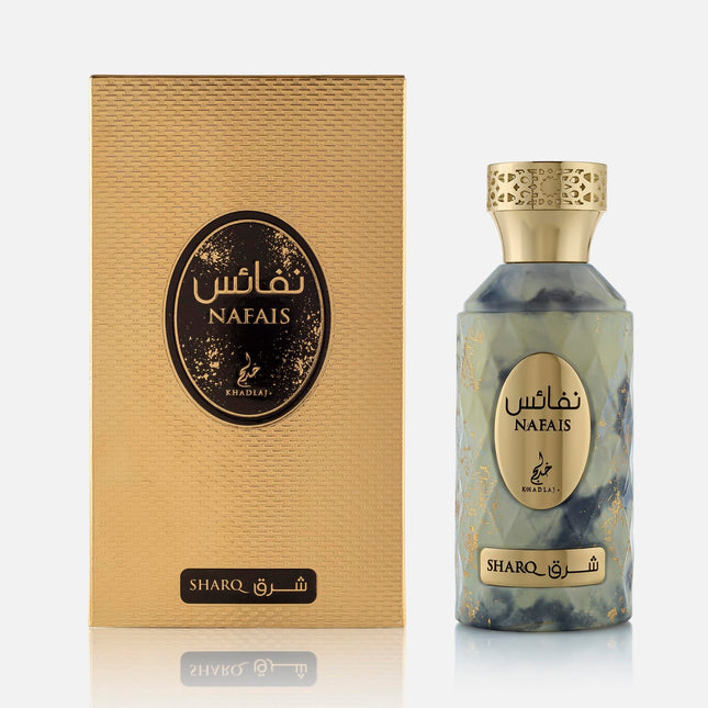 Khadlaj Nafais Sharq Eau de Parfum Spray for Unisex, 3.4 Ounce