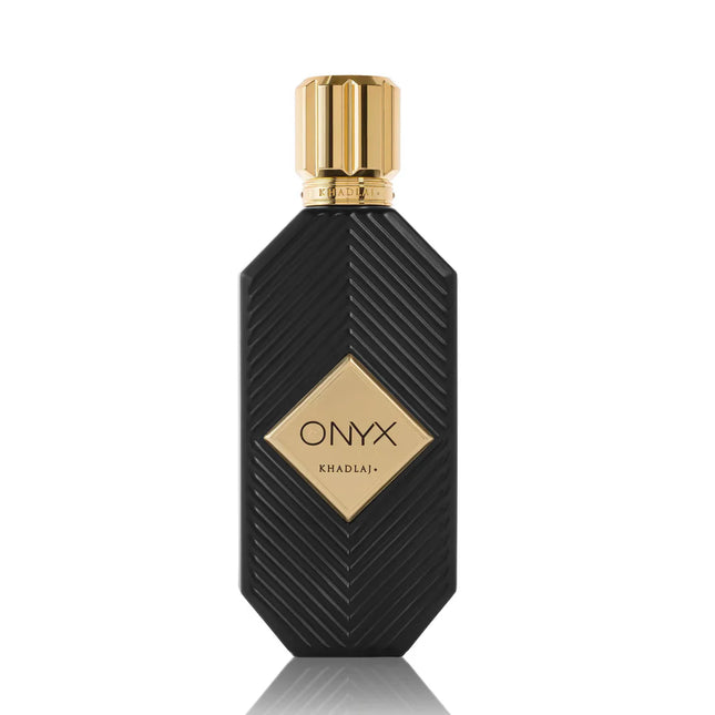 Khadlaj Onyx Gold Eau de Parfum Spray for Unisex, 3.4 Ounce