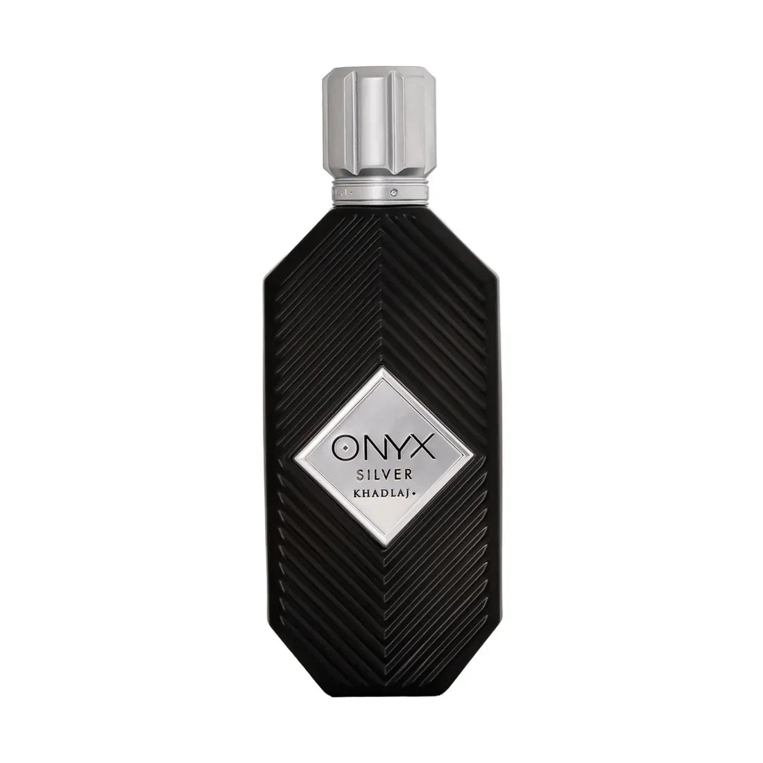 Khadlaj Onyx Silver Eau de Parfum Spray for Unisex, 3.4 Ounce
