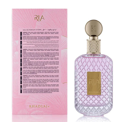 Khadlaj Ria Eau de Parfum Spray for Women, 3.4 Ounce