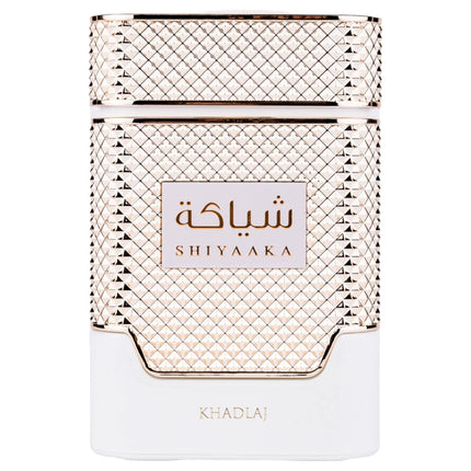 Khadlaj Shiyaaka White Eau de Parfum Spray for Women, 3.4 Ounce