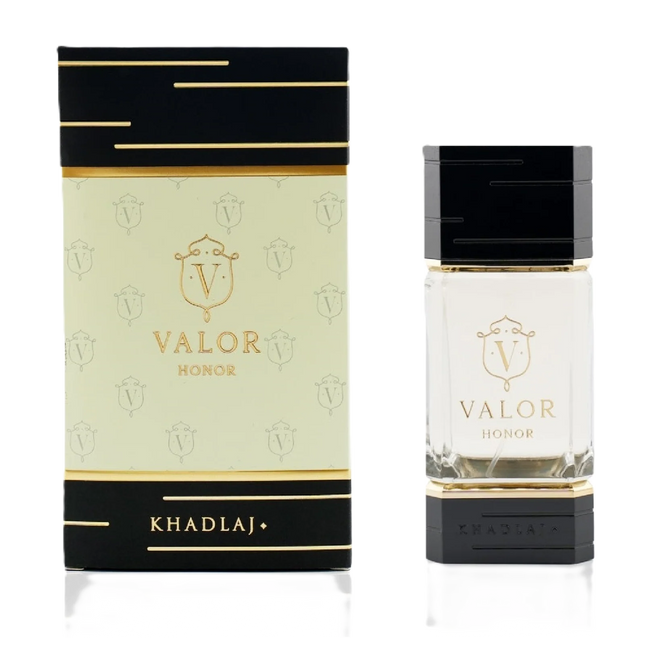 Khadlaj Valor Honor Eau de Parfum Spray for Unisex, 3.4 Ounce