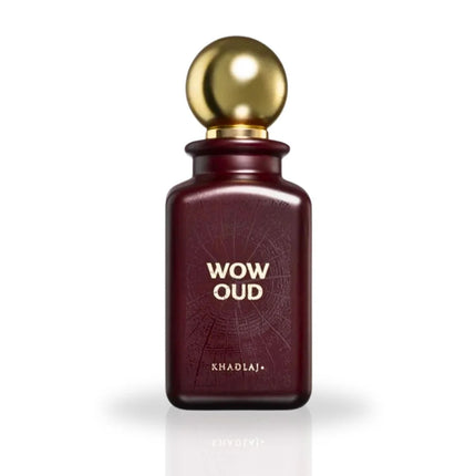 Khadlaj Wow Oud Eau de Parfum Spray for Unisex, 3.4 Ounce