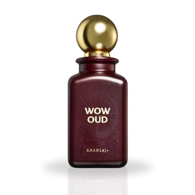 Khadlaj Wow Oud Eau de Parfum Spray for Unisex, 3.4 Ounce