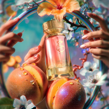 Paris Corner Khair Peach Delulu Eau de Parfum Spray for Women 3.4 Ounce