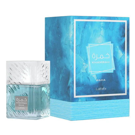 Lattafa Khamrah Waha Eau de Parfum Spray For Unisex 3.4 Ounce