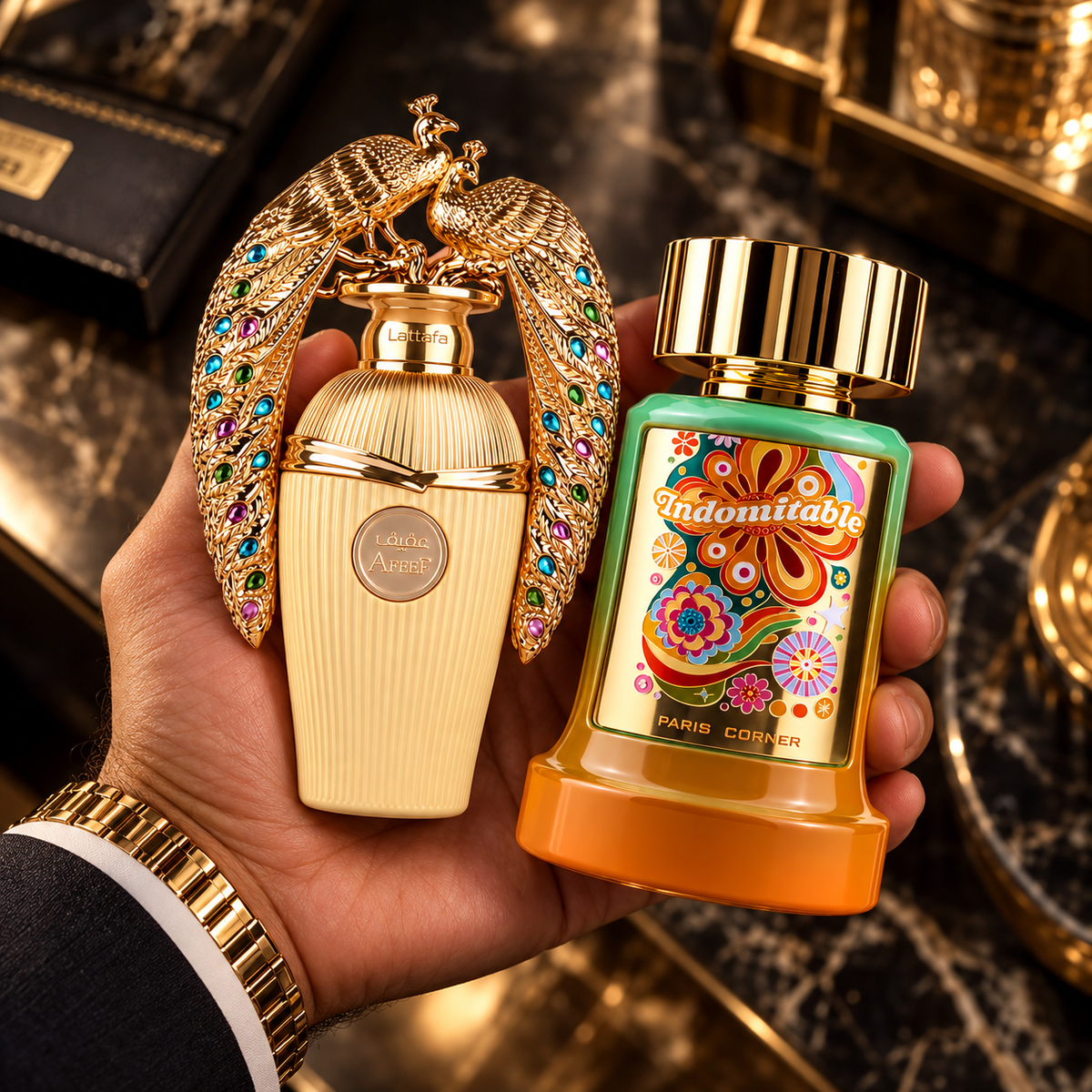 Lattafa Afeef & Indomitable Bundle for Men, image 2