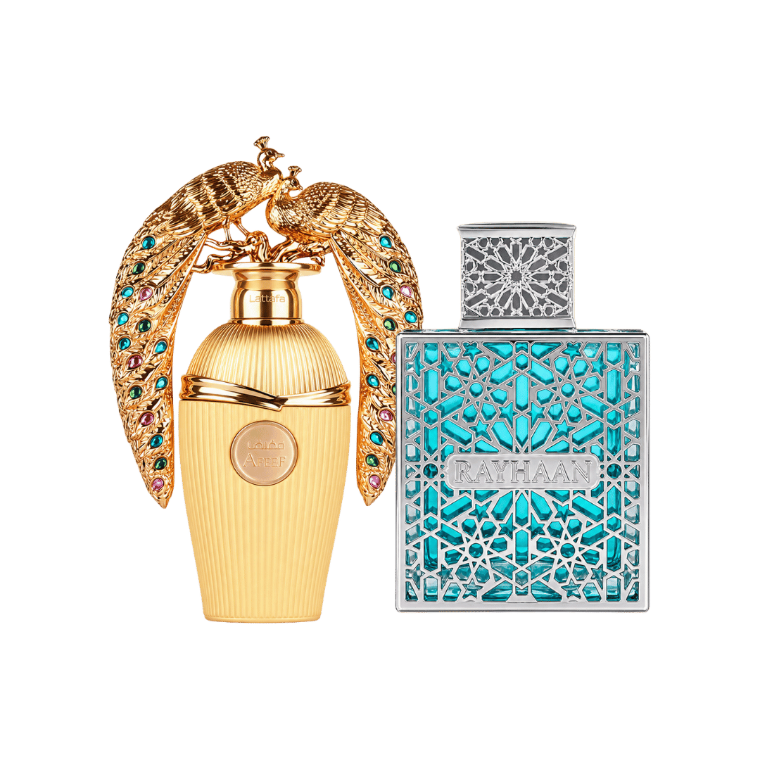Lattafa Afeef + Rayhaan Aquatica 2-Piece Fragrance Bundle for Unisex