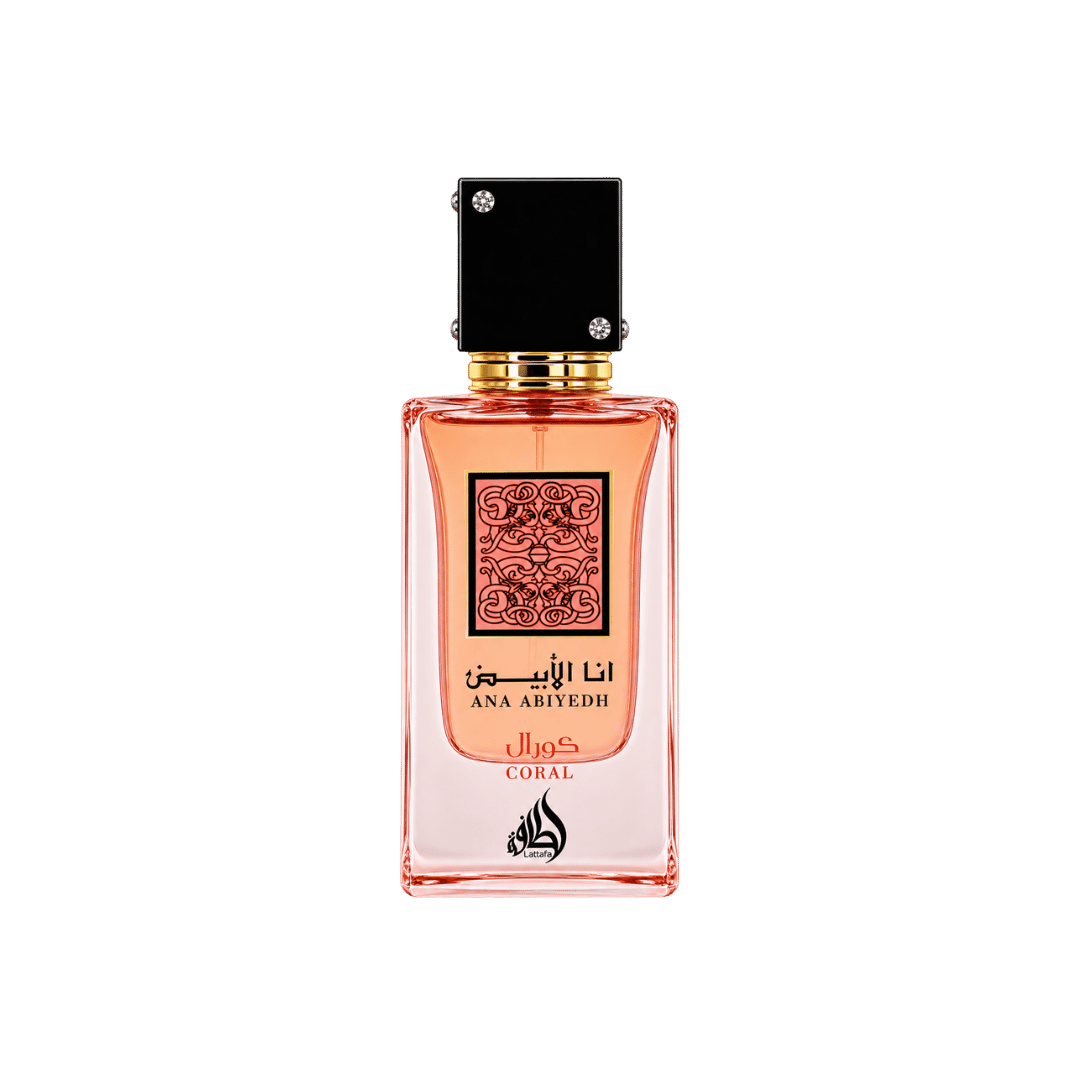 Lattafa Ana Abiyedh Coral Eau de Parfum for Unisex, 2.04 Ounce