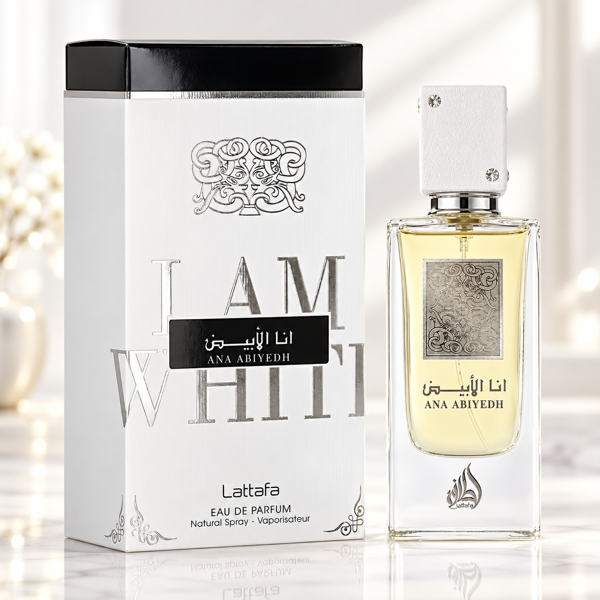 Lattafa Ana Abiyedh Eau de Parfum for Unisex, 2.0 Ounce