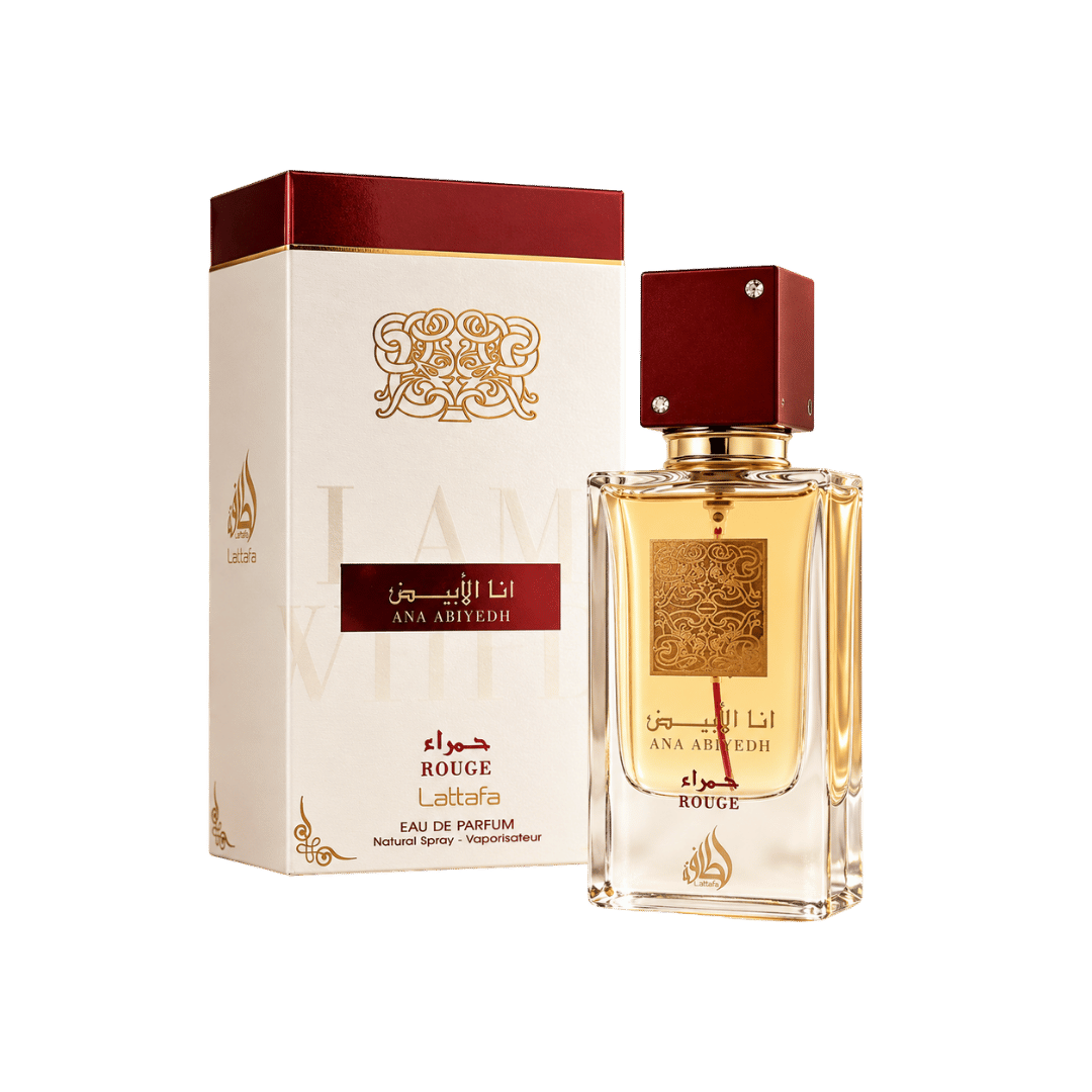 Lattafa Ana Abiyedh Rouge Eau de Parfum for Unisex, 2.0 Ounce
