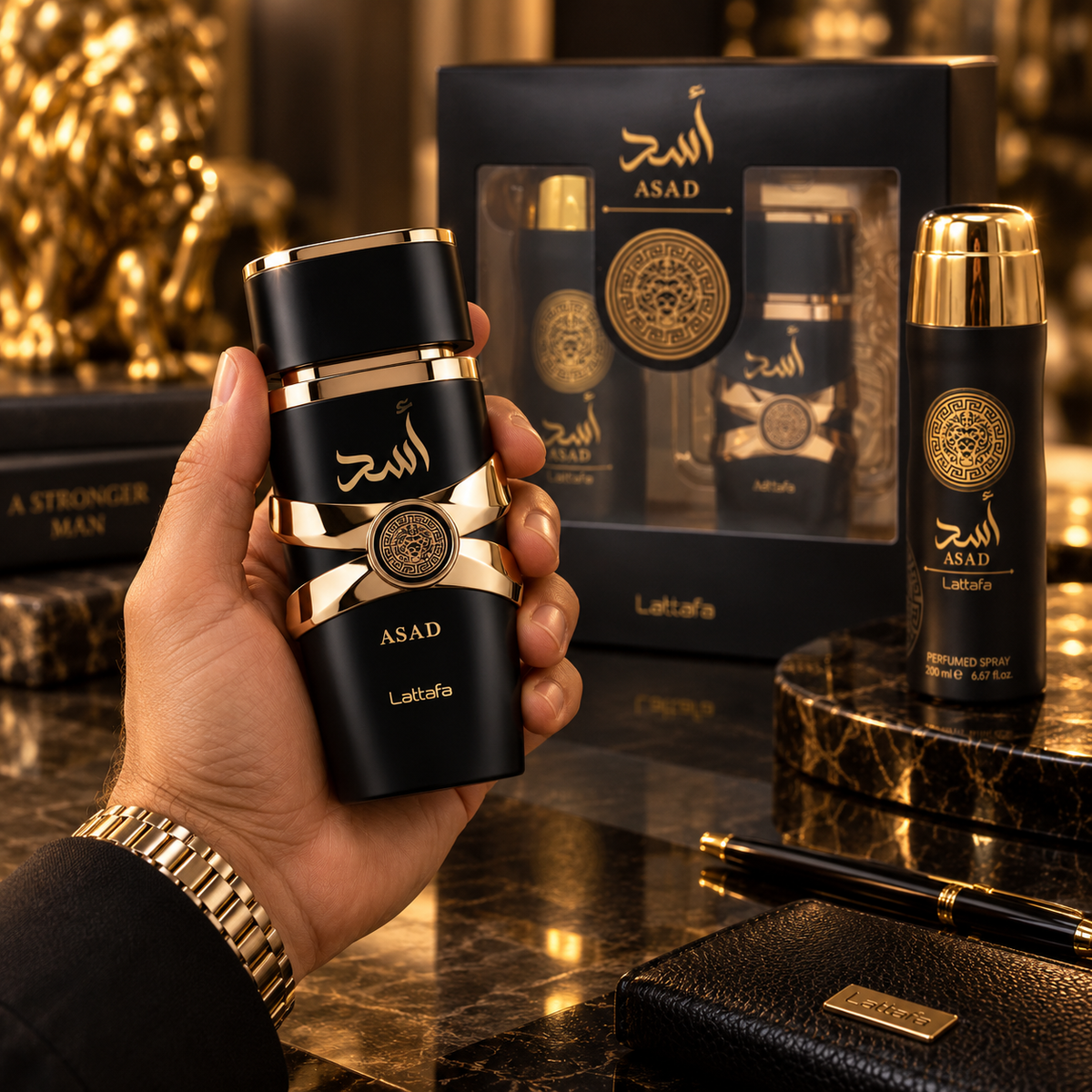 Lattafa Asad 2-Piece Gift Set for Men