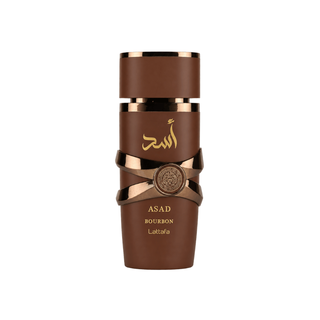 Lattafa Asad Bourbon for Unisex Eau de Parfum Spray, 3.4 Ounce