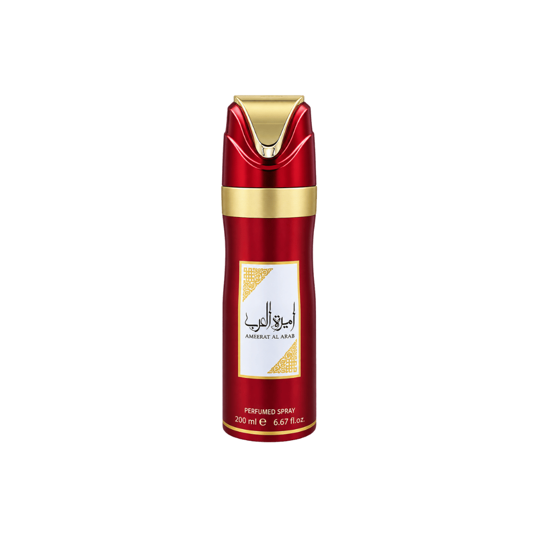 Lattafa Ameerat Al Arab Red Deodorant Spray for Women, 6.8 Ounce