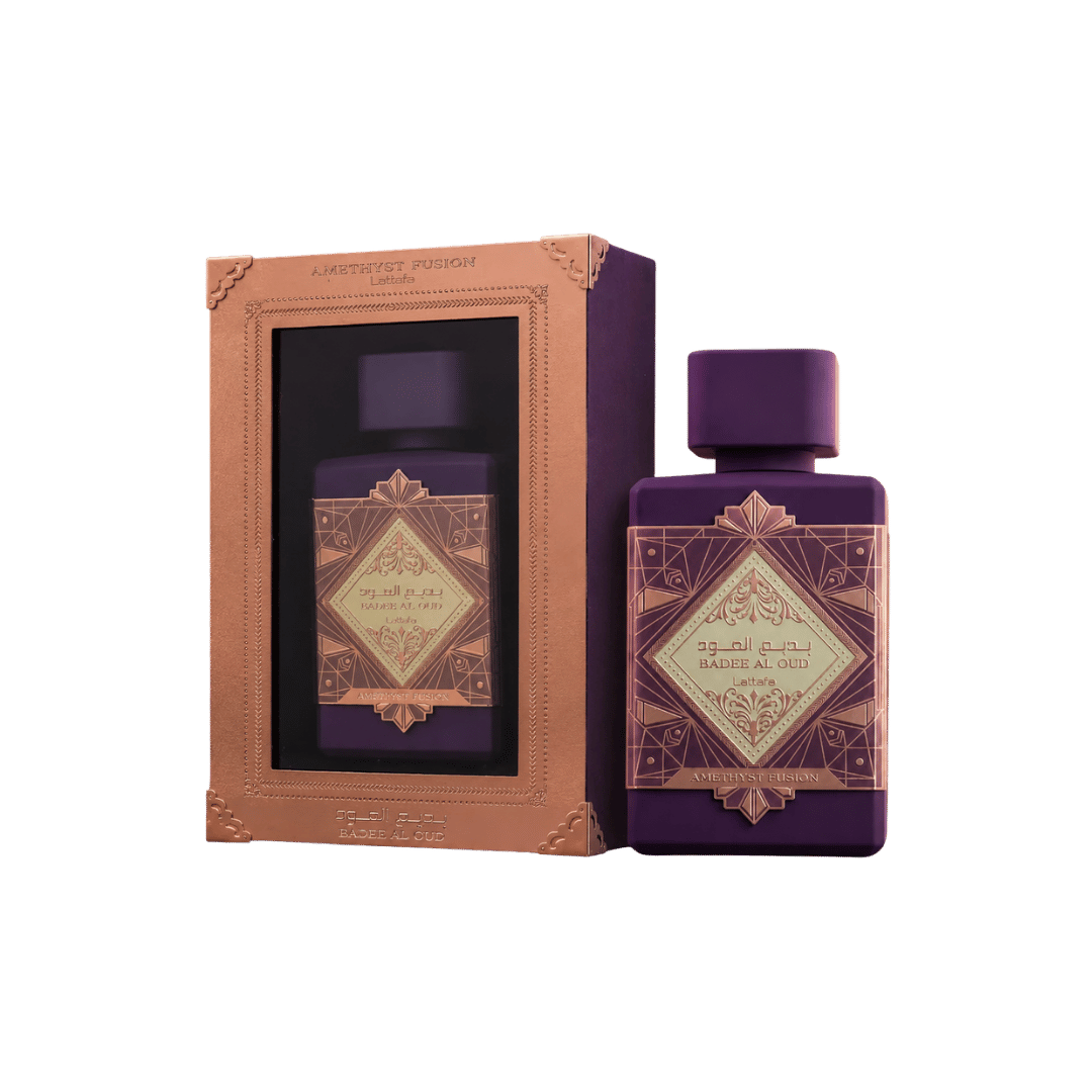 Lattafa Badee Al Oud Amethyst Fusion Eau de Parfum Spray For Unisex 3.4 Ounce