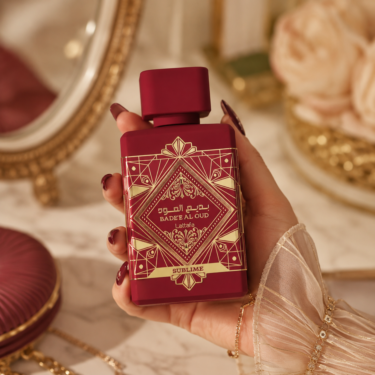 Lattafa Bade'e Al Oud Sublime for Unisex Eau de Parfum Spray, 3.4 Ounce