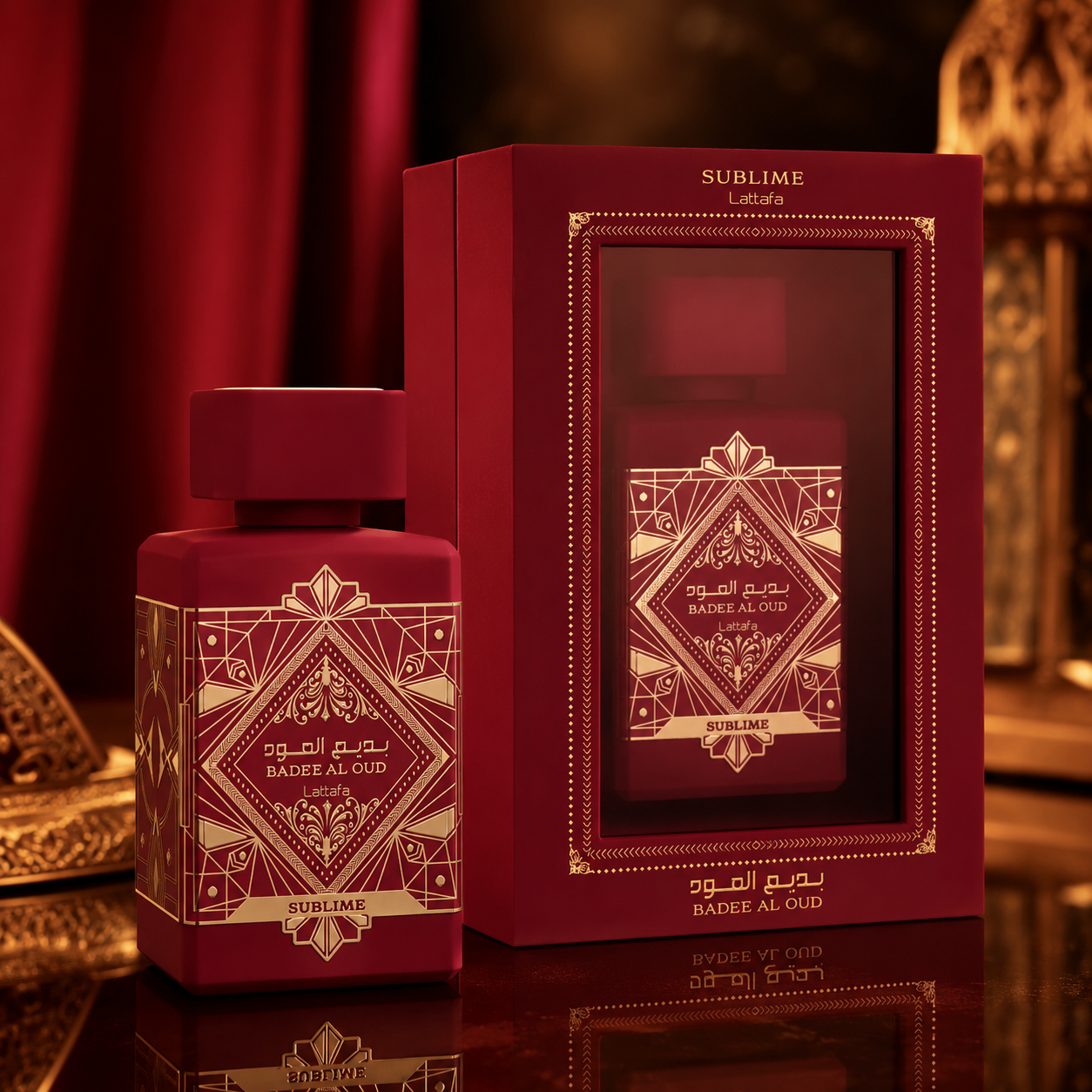 Lattafa Bade'e Al Oud Sublime for Unisex Eau de Parfum Spray, 3.4 Ounce