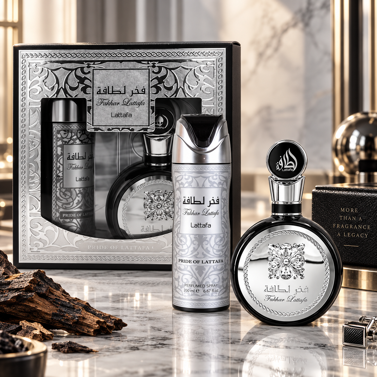 Lattafa Fakhar 2-Piece Gift Set for Unisex
