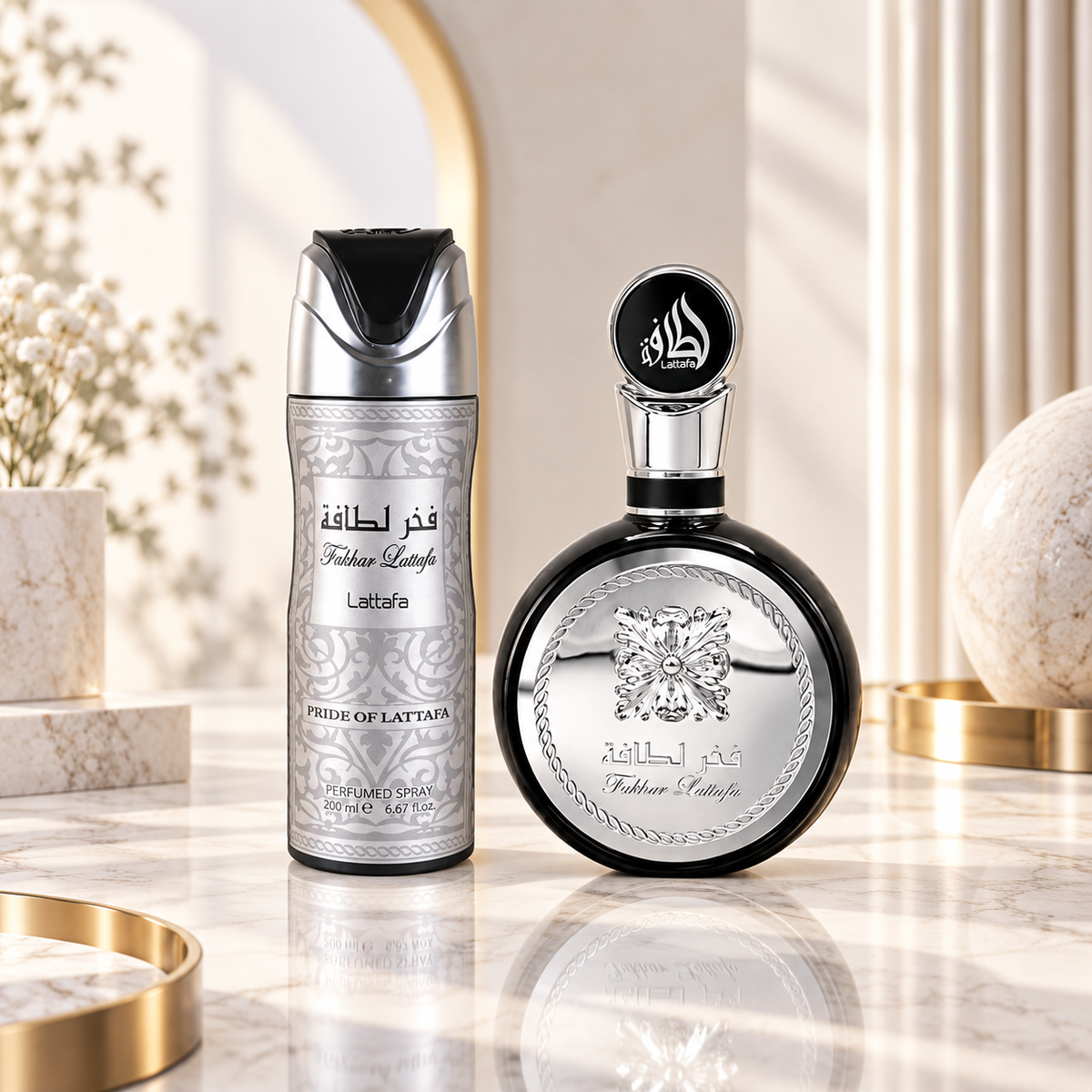 Lattafa Fakhar 2-Piece Gift Set for Unisex