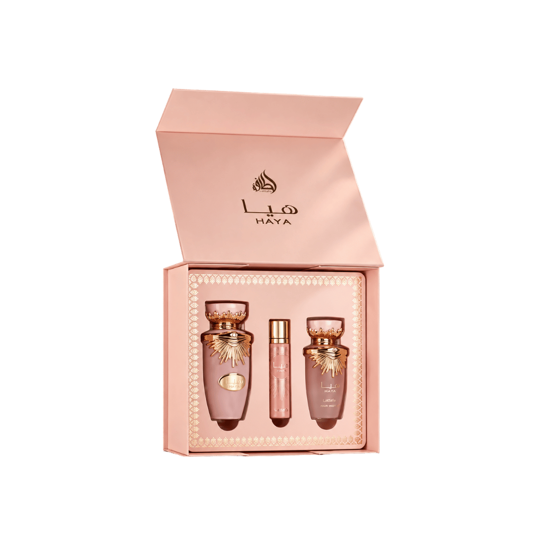 Lattafa Haya 3-Piece Gift Set for Women